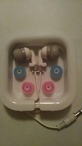 XPG In Ear Earphones for iPhone, iPad, iPod, Galaxy, HTC, Samsung, Music Earpod Headphone White & Gray