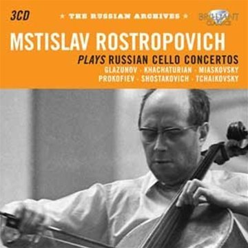 Produkt-Bild: Rostropovitch spielt russische Cellokonzerte
