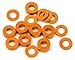 17.5 RC M3 Ball Stud Washers (16) (Orange)