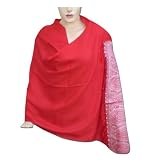 Royal Kraft提供 Apparel & Shoes Online Shop Ranking 4. Handmade Self Design Black Viscose Stole With Silver Border Women Dress (Free Shipping) Stle0056r