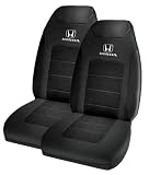 Honda Sport Logo Emblem Front Bucket Licensed Seat Covers - One Pair