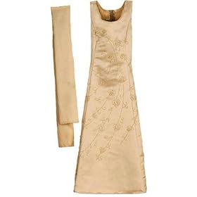 Satin Dress with Princess Line