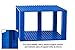 Strictly Briks Compatible with Lego 4 Pack Classic Stackable Baseplates 10x10 in, Building Bricks Plates with 32 x 32 Studs, Towers, Shelves, 4 Plates & 30 Stackers, Blue
