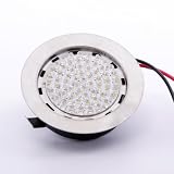 Produkt-Bild: sweet led&reg; 60 LED Einbaustrahler, G4, 12V, warmweiss, Nichtrostender Stahl