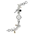 Fossil Uhr ES1609 Damenuhr Bettelarmband mit synth. Perle