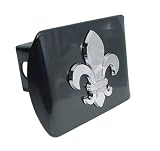 Fleur-de-Lis Black Hitch Cover