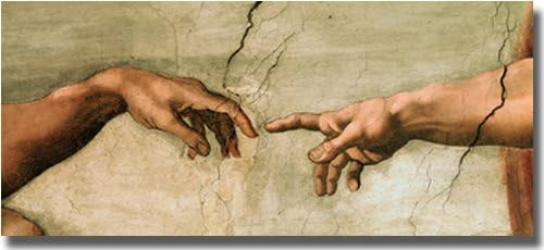 Creation (Detail) by Michelangelo Premium Stretched Canvas Art (Ready-to-Hang)