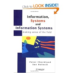 Information, Systems and Information Systems: Making Sense of the Field