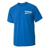 Yamaha Racing T-Shirt. Yamaha Logos Front and Back. CRP-09SFR-RY