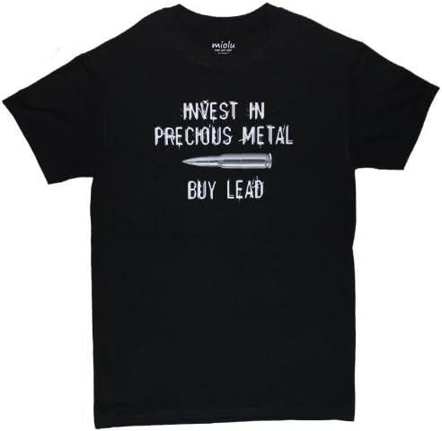 Miolu Invest in Precious Metal Buy Lead - Classic T-shirt, XX-Large, Black