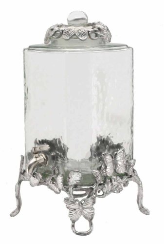 Arthur Court Butterfly 2-1/2-Gallon Beverage Server