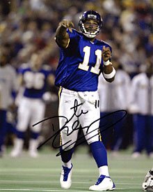 Daunte Culpepper Autographed / Signed Minnesota Vikings 8x10 Photo