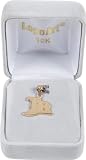 Tampa Bay Rays Solid 10K Gold ''TB'' 1/2'' Pendant