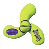 KONG Air Squeaker Spinner Dog Toy, Large, Yellow