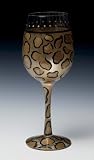 41xAouDz3KL. SL160  Lolita Leopard Wine Glass GLS11 5510J