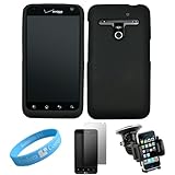 Flexible Black Silicone Skin Case for Verizon Wireless LG Revolution Smartp ....