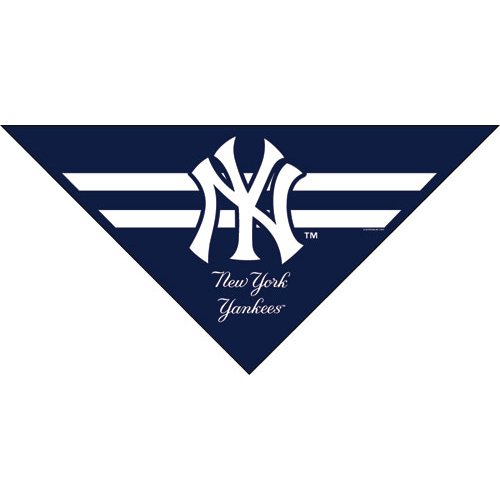 New York Yankees Baseball Dog Puppy Pet Bandana - Medium/Large Officially Licensed MLB