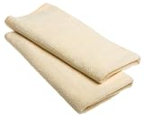 DII Terry Microfiber Dishtowel Set of 2, Yellow