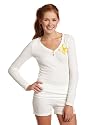 Southpole Juniors Henley Neck Long Sleeve Thermal Shirt With Matching Shorts