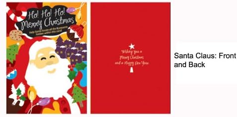 Voice Recorder 6-second Christmas Card (Pack of 5) - Santa Claus