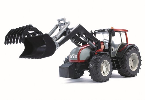 Childrens Toyshop  Toys : Bruder Valtra T 191 with frontloader
