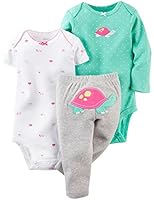 Carter's Baby Girls' 3 Piece Take Me Away Set (Baby)