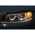 2pc White LED Audi Style Flexible Headlight Strip Kit