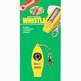 Rivers Edge Floating Whistle with Compass, Thermometer, and Magnifying Glass - Various Colors