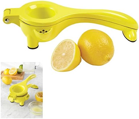 Lemon Lime Squeezer 2 In1 Manual Hand Held Countertop Juicer Citrus Press Spout