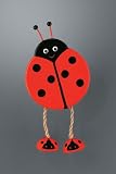 Massive Kinderzimmer-Holz-Wandleuchte Ladybird 330605530