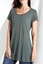Short Sleeve Rear Panelled T-Shirt [T41-2423B-S-LCTB]