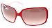 New Lacoste Alligator Sunglasses LA12611 RE Red Frame Brown Gradient Shades Size: 60-15-120