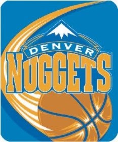 Denver Nuggets 50''X60'' Royal Plush Raschel Throw Blanket