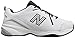 New Balance Men's MX608V4 Training Shoe, White/Black, 10.5 D US
