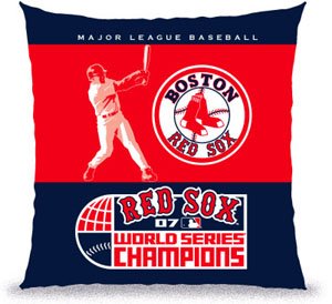 Buy Boston Red Sox 2007 World Series Champs Team Toss Pillow by Biederlack