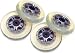4 Clear Wheels W/Abec7 Bearings for RAZOR SCOOTER 100mm