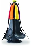 Joseph Joseph 6-Piece Kitchen Utensil Set with Storage Carousel, Elevate, Multi-color