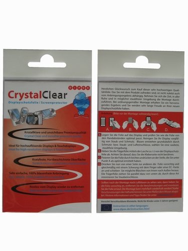 DIPOS Crystalclear Screen Protector for T-Mobile MDA compact 4 IV, Protective Film, 100% fits, Display Protection Film