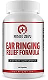 #1 Rated RingZen - Tinnitus Relief to Stop Ringing Ears. The Top Rated All Natural Tinnitus Treatment for Ringing in the Ears with Citrus Bioflavonoids and More for Maximum Ear Ringing Relief.