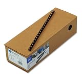 (Price/BX)CombBind Spines, 3/8 55-Sheet Capacity, Navy Blue, 100 per Box