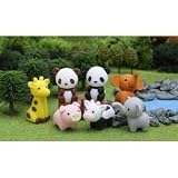 Iwako Japanese Puzzle Take Apart Erasers Zoo Animals Set of 7