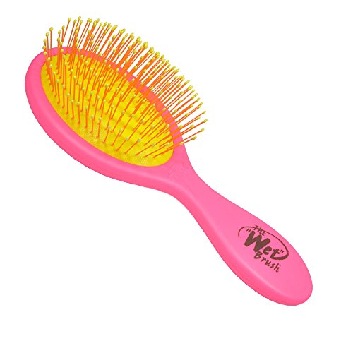 The Wet Brush Neon - Rubberized Wet Detangle Shower Brush (Neon Pink)
