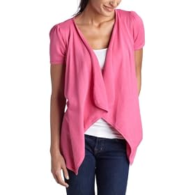 Buy AGB Ladies Cozy Cardigan Layering Piece With Illusion Angled Hemline