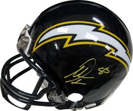 Antonio Gates Autographed/Hand Signed Mini Helmet