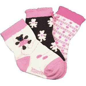Robeez Organic Socks Ballerina Light Pink 3p 0-6 Months