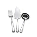 Reed & Barton Stainless Williamsburg Gloucester Shell 3 Pc Serving Set