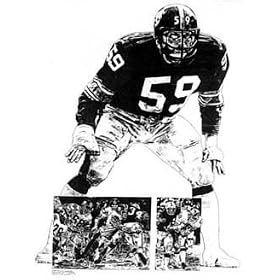 <b>Jack Ham Pittsburgh Steelers 16 x 20 Lithograph</b>