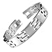 Stainless Steel Link Bracelet Satin Finish 8.5