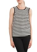 Keyhole Tank Top (Stripe & Sheer 8)