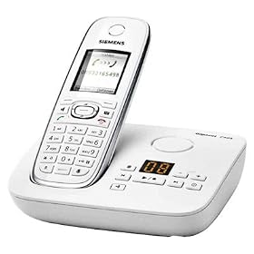 Siemens Gigaset B DECT 6.0 Expandable Cordless Phone with Caller ID and Answering System - White by 
